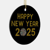 2025年新年おめでとう セラミックオーナメント (右)