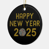 2025年新年おめでとう セラミックオーナメント (左)