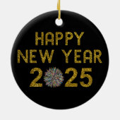2025年新年おめでとう セラミックオーナメント (裏面)