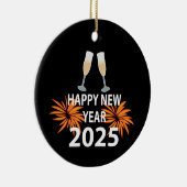 2025年新年おめでとう セラミックオーナメント (右)
