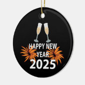 2025年新年おめでとう セラミックオーナメント (左)