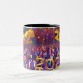 2025年新年おめでとう ツートーンマグカップ (中央)