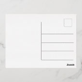 2025年新年おめでとう ホリデー ポストカード箔 (裏面)