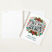 「2025年新年おめでとう」メキシコカラフルフィエスタ プランナー手帳 (ディスプレー)