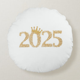 2025年新年おめでとう ラウンドクッション