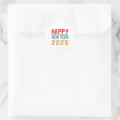 2025年新年おめでとう ラウンドシール (バッグ)