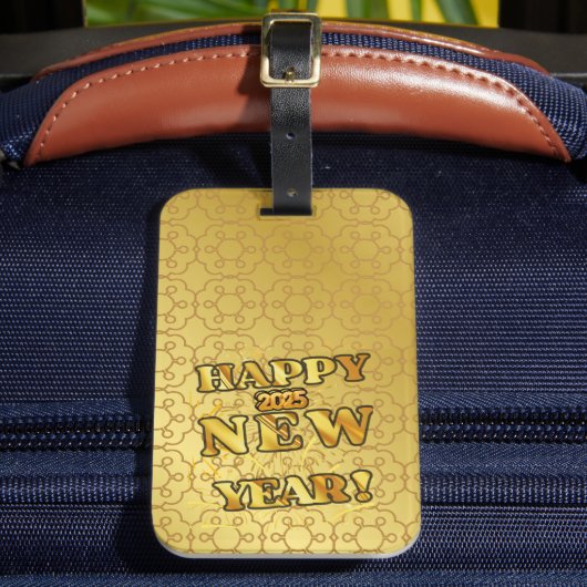 2025年新年おめでとう ラゲッジタグ (正面インサイチュ2)