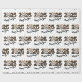 2025年新年おめでとう ラッピングペーパー (フラット)