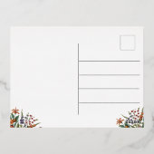 2025年新年おめでとう 箔シーズンポストカード (裏面)