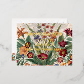 2025年新年おめでとう 箔シーズンポストカード (正面/裏面)