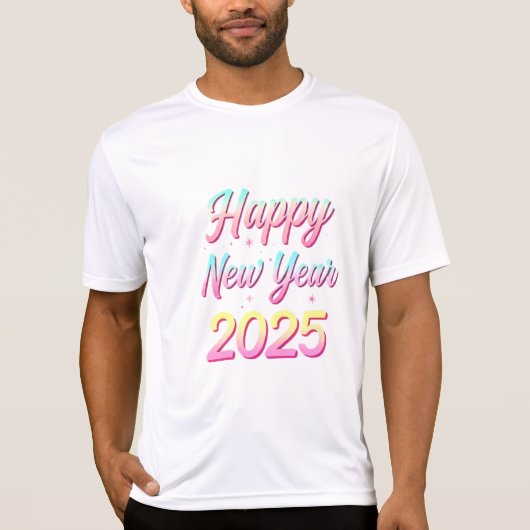 2025年新年おめでとう Tシャツ (正面)