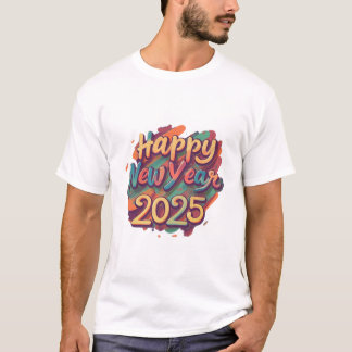 2025年新年おめでとう Tシャツ