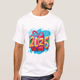 2025年新年おめでとう Tシャツ