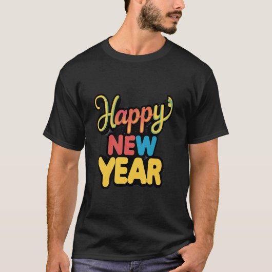 2025年新年おめでとう Tシャツ (正面)