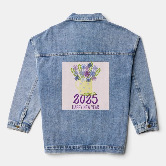 2025年新年のご希望 デニムジャケット (裏面)