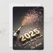 2025年新年のゴールド＆ブラック シーズンカード (正面)