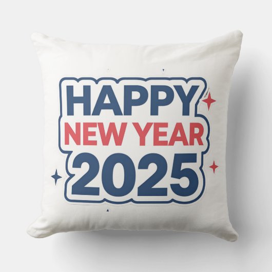 2025年新年のフェスティバル仕上げ装飾用クッション クッション (正面)