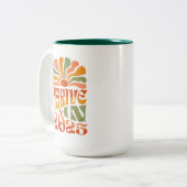 2025年新年のマグカップで繁栄やる気を起こさせるする ツートーンマグカップ (正面左)