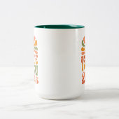 2025年新年のマグカップで繁栄やる気を起こさせるする ツートーンマグカップ (中央)