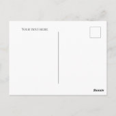 2025年新年の挨拶カードにロゴを追加 ポストカード (裏面)