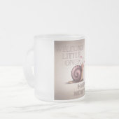 2025年新年へようこそ フロストグラスマグカップ (正面左)