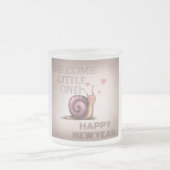 2025年新年へようこそ フロストグラスマグカップ (中央)