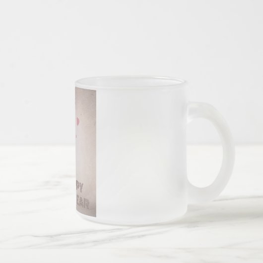 2025年新年へようこそ フロストグラスマグカップ (右)