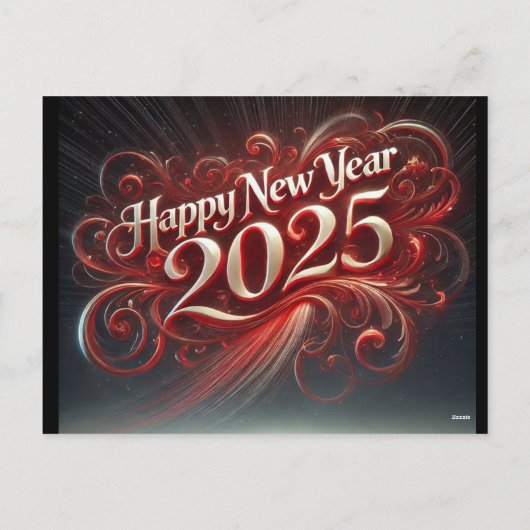 2025年新年カード シーズンポストカード (裏面)