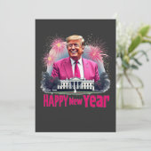 2025年新年トランプ就任式ハッピーニューイヤー サンキューカード (スタンド正面)