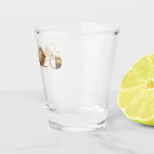 2025年新年パーティーボール – ニューヨーク金ゴールド- ショットグラス (右)