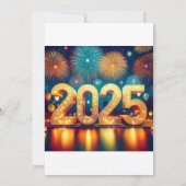 2025年新年パーティー 招待状 (裏面)