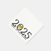 2025年新年中国の漫画のスネークナプキン スタンダードカクテルナプキン (角)