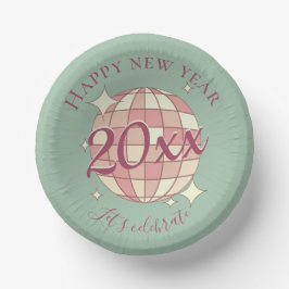 2025年新年会のディナーパーティー装飾 ペーパーボウル
