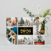 2025年新年白黒写真集 箔シーズンカード (立ち正面)