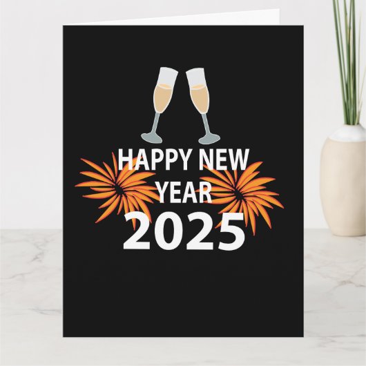 2025年新年　ハッピーニューイヤー カード (正面)