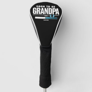 2025年新米おじいちゃん予定 Mens Soon To Be Grandpa ゴルフヘッドカバー