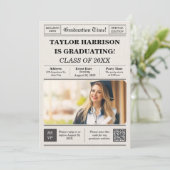 2025年新聞卒業招待状 招待状 (スタンド正面)