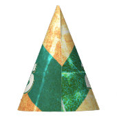 2025年日没のNYEパーティー帽子を剥ぎ取った パーティーハット (裏面)