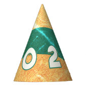 2025年日没のNYEパーティー帽子を剥ぎ取った パーティーハット (正面)