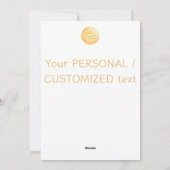 2025年旧中国の暦金ゴールドSNAKE 中国传统新年 Red シーズンカード (裏面)