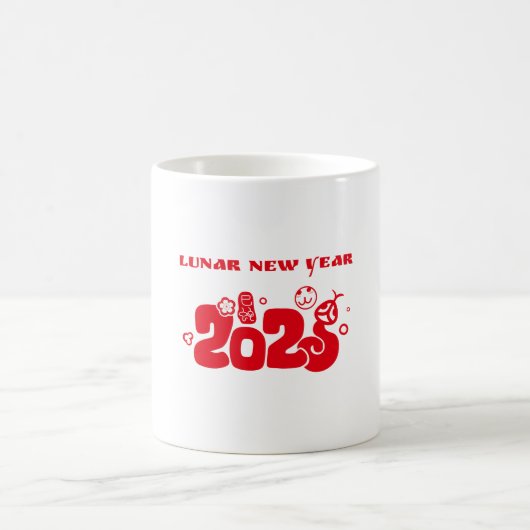 2025年旧正月 コーヒーマグカップ (中央)