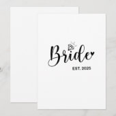 2025年春の結婚発表 結婚式  シーズンカード (正面/裏面)