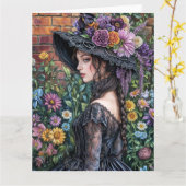 2025年春 ヴィクトリアン ゴス デザイン3 カード (黄色い花)