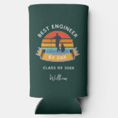 2025年最高の卒業ゴルフ愛好家によるエンジニアバイパー スリム缶クーラー (裏面)