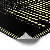 2025年月の相 ルナーサイクル ミニマルカレンダー ポスター (角)