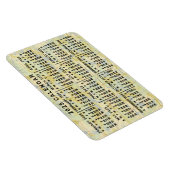 2025年月次カレンダーアンティークマップ大プリント マグネット (右側)