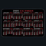 2025年月次カレンダークラシック黒赤白 マグネット<br><div class="desc">この2025年の月々のカレンダーの柔軟なマグネットは、クラシックの各月の週の日を示し、プロフェッショナルを見て黒赤と白。これはシンプル、新年を征服するはっきりしたための救済のミニマリストの年のカレンダーである。常に日付を知り、この日で週のをチェックすシンプルる、簡単間の読、大きなプリントカレンダー。交互の日は色違うで作られているので、このカレンダーは読楽になる。</div>
