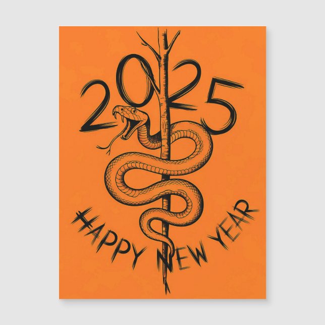2025年木の蛇の中国の新年 (正面)
