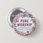 2025年条約ピュア崇拝 | JWピンボタン 缶バッジ (正面&裏面)