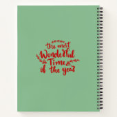 2025年正月の赤い引用文 ノートブック (裏面)